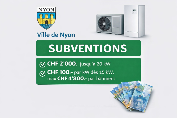 Subvention Communale PAC Nyon